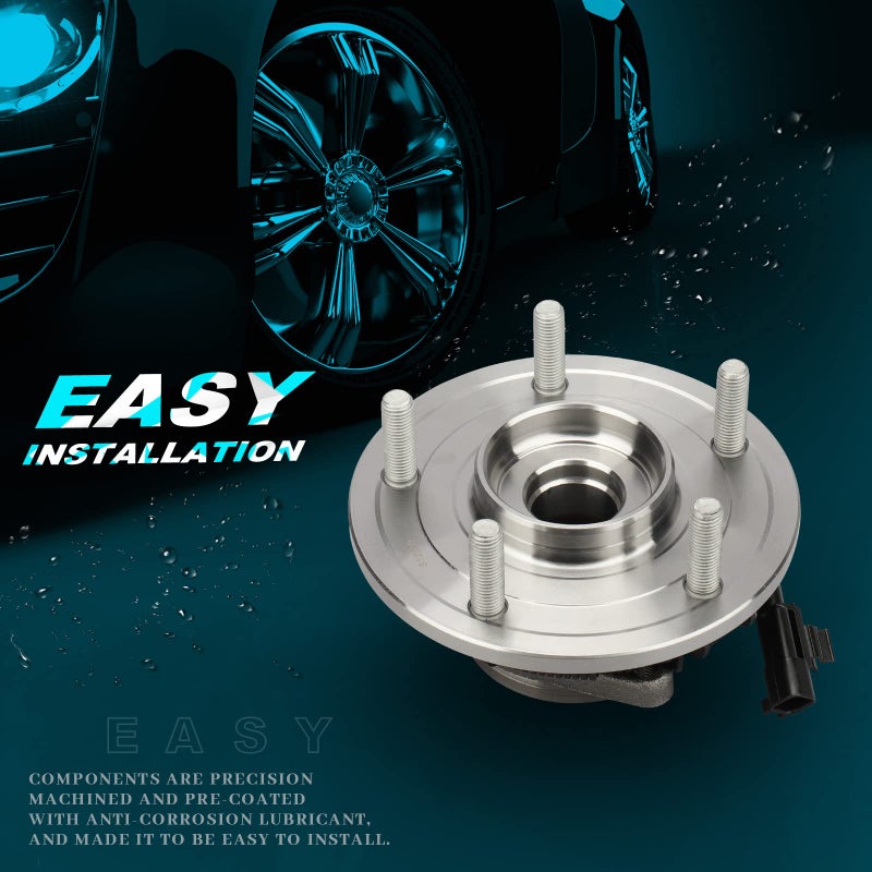 IRONTEK 512360 Rear Wheel Hub and Bearing Assembly Compatible for Chrysler 2008-2012 Town & Country, for Dodge 2008-2012 Grand Caravan, for VW 2009-2012 Routan; 5-Lug w/ABS Wheel Bearing and Hub - Image 5